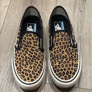 Vans Animal Print Slip-On Sneakers